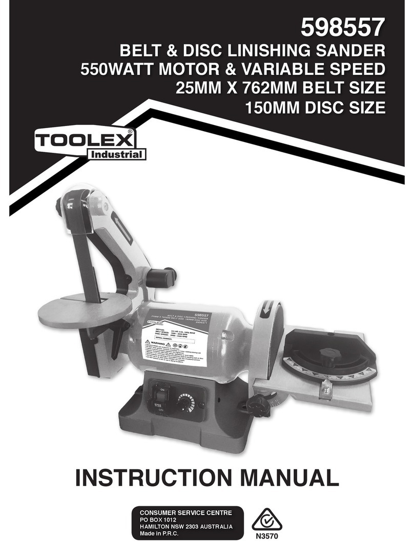 Toolex 598557 instruction manual