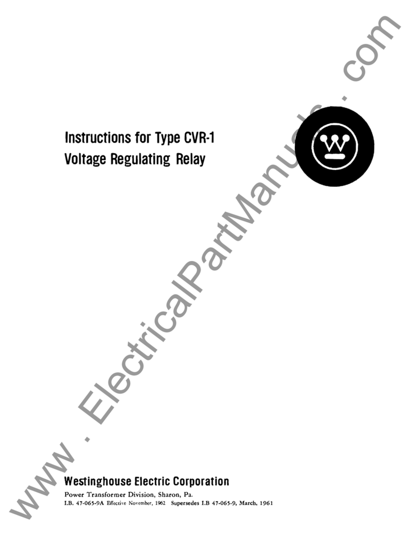 Westinghouse CVR-1 User manual