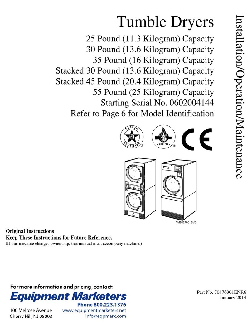 Equipment Marketers GA025L Installation operation & maintenance