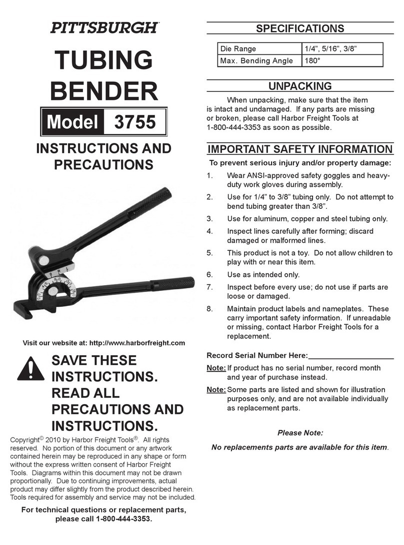 Pittsburgh 3755 User manual