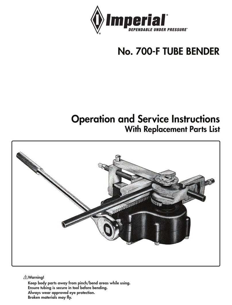 Imperial 700-F Operation and service instructions