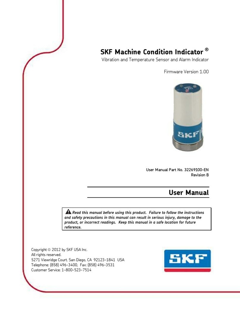 SKF Machine Condition Indicator User manual