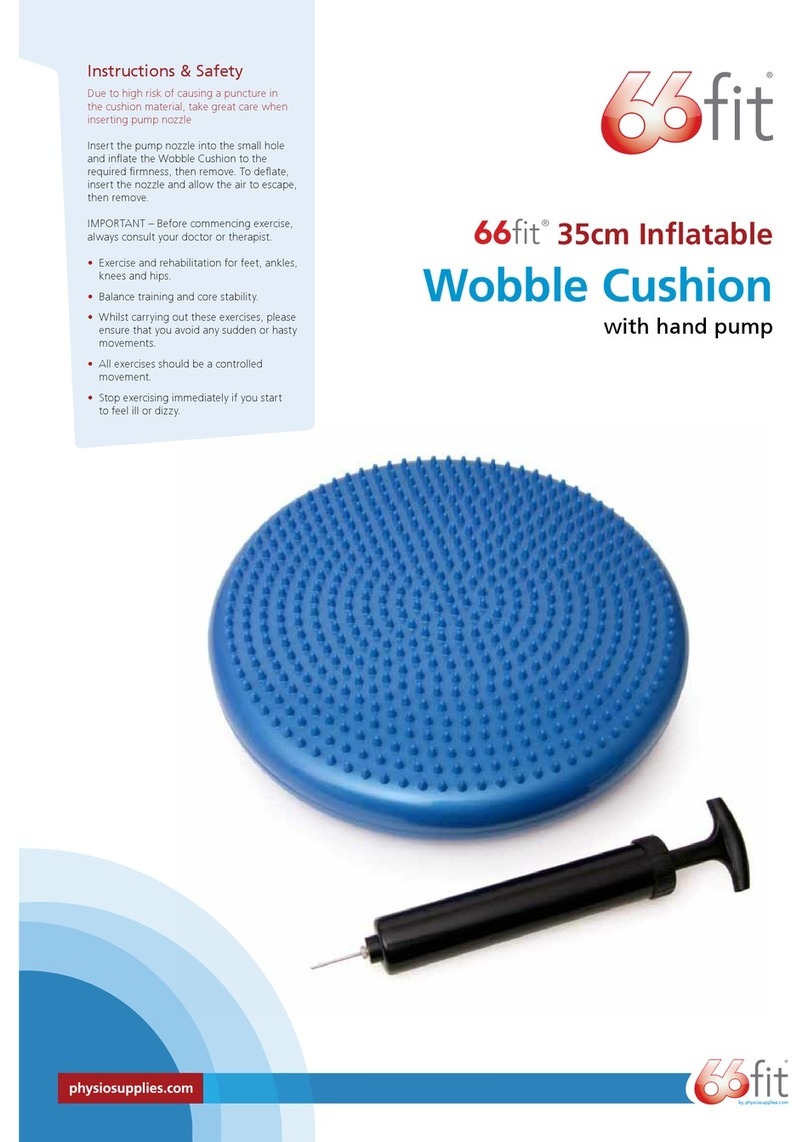 66fit Wobble Cushion Instructions & Safety
