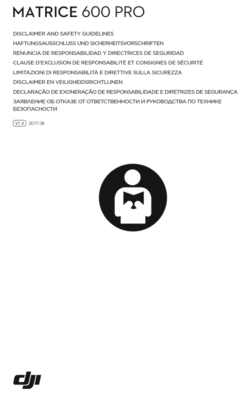 dji Matrice 600 Pro Instruction Manual