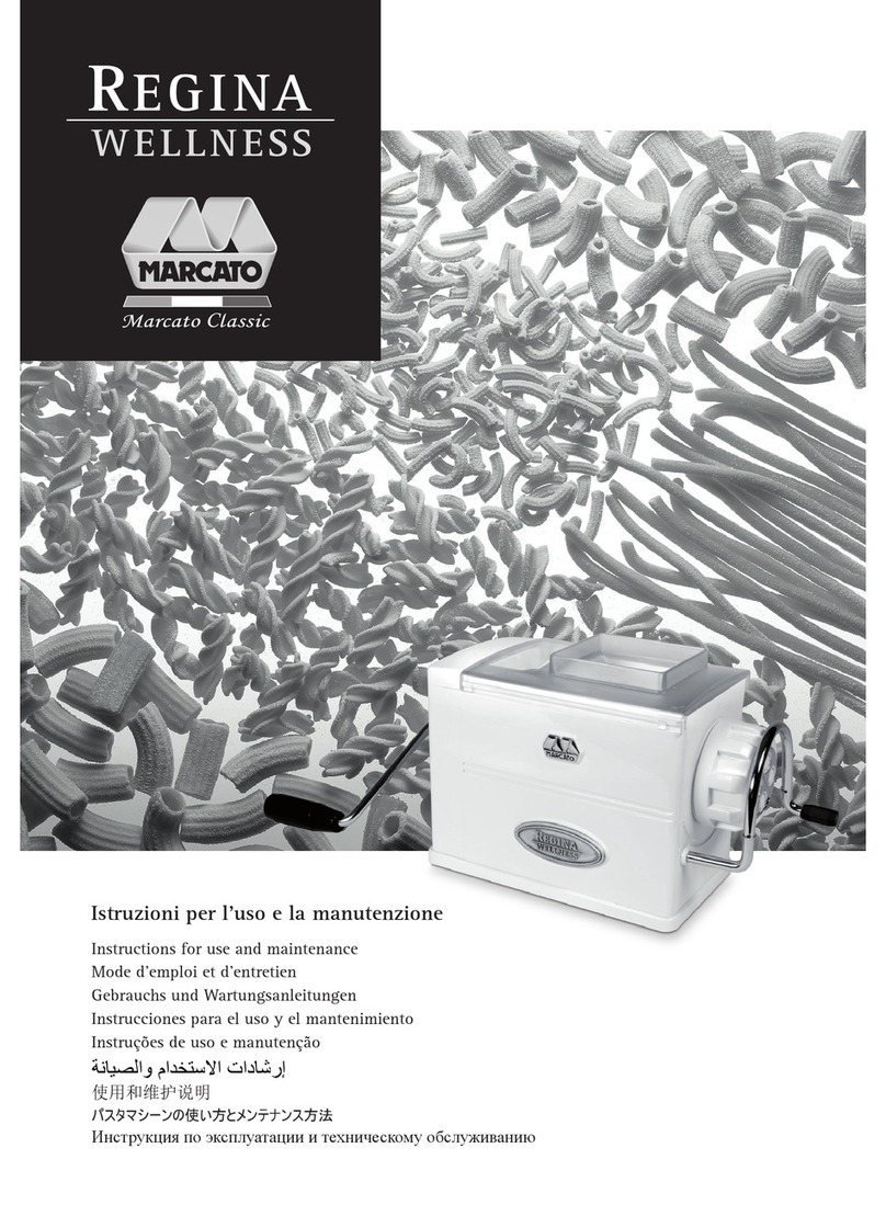 Marcato Regina Instructions for use and maintenance