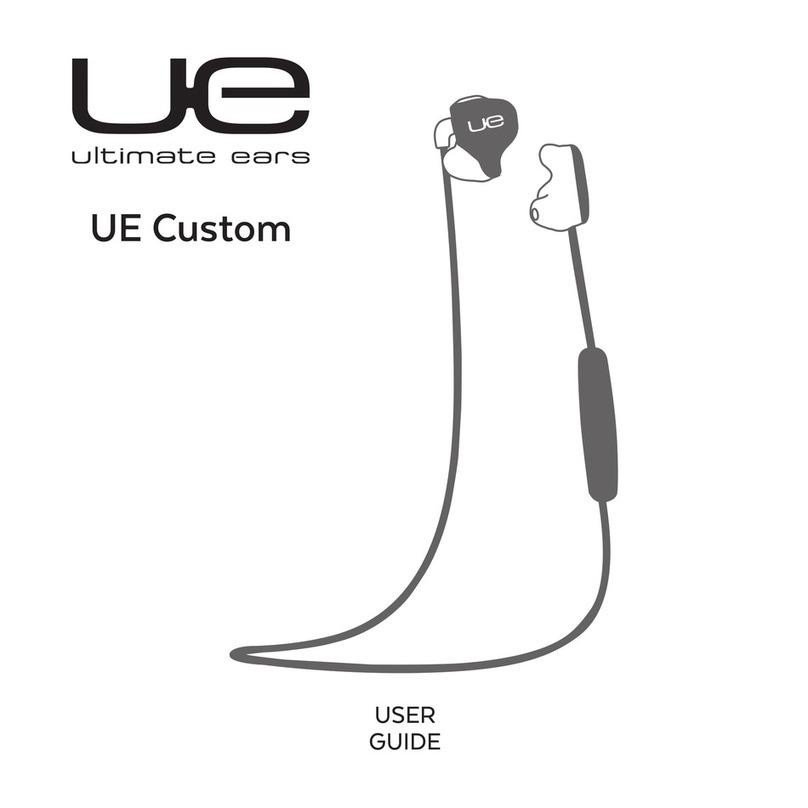 Ultimate Ears UE Custom User manual