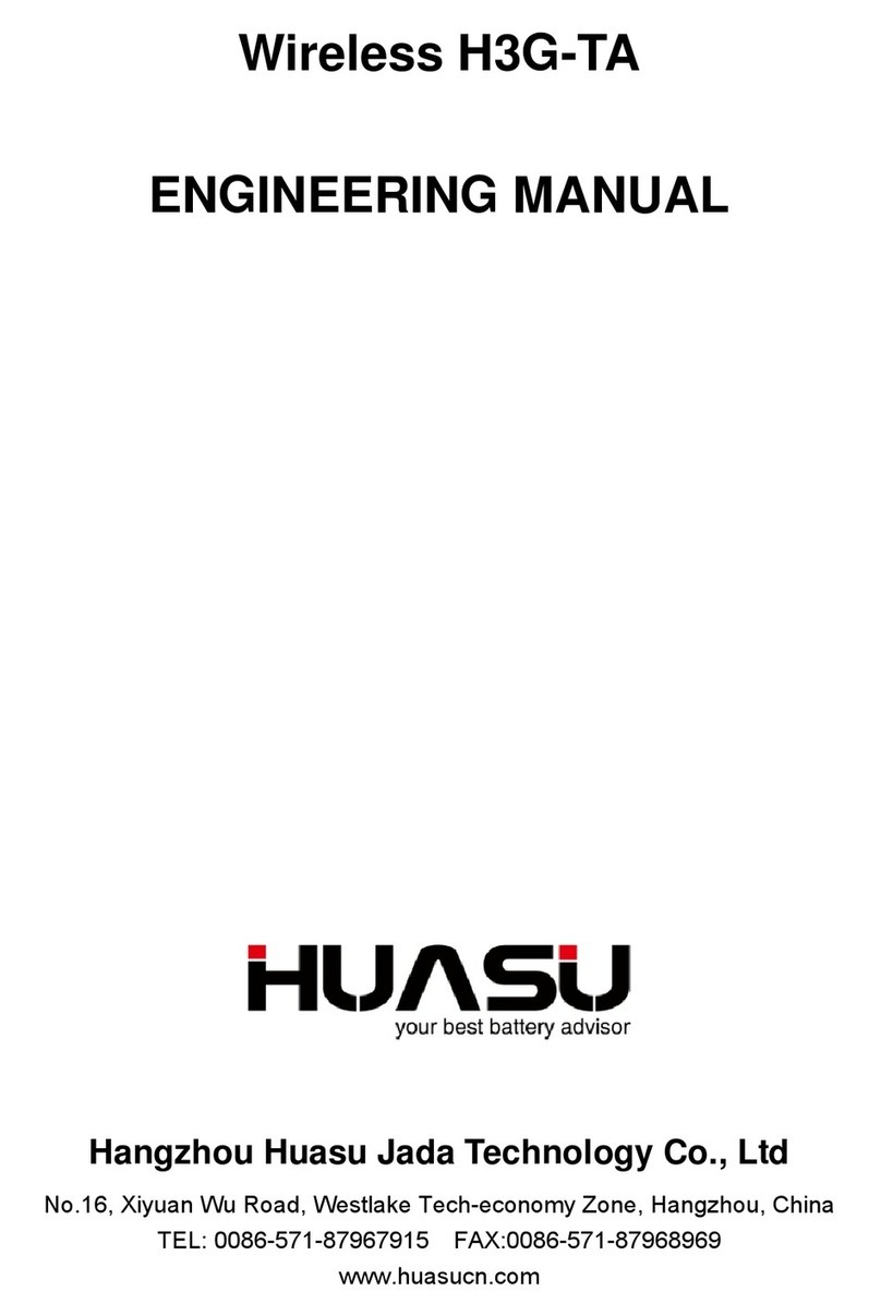Huasun Wireless H3G-TA Installation and operation manual