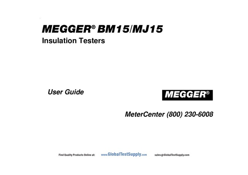 Megger MJ15 user guide