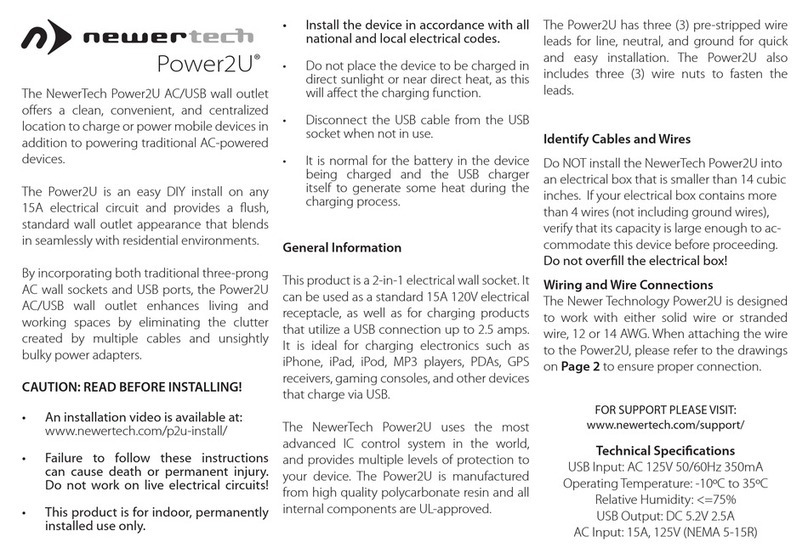 NewerTech Power2U User manual