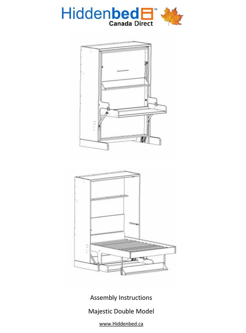 Hiddenbed Majestic Double Assembly instructions