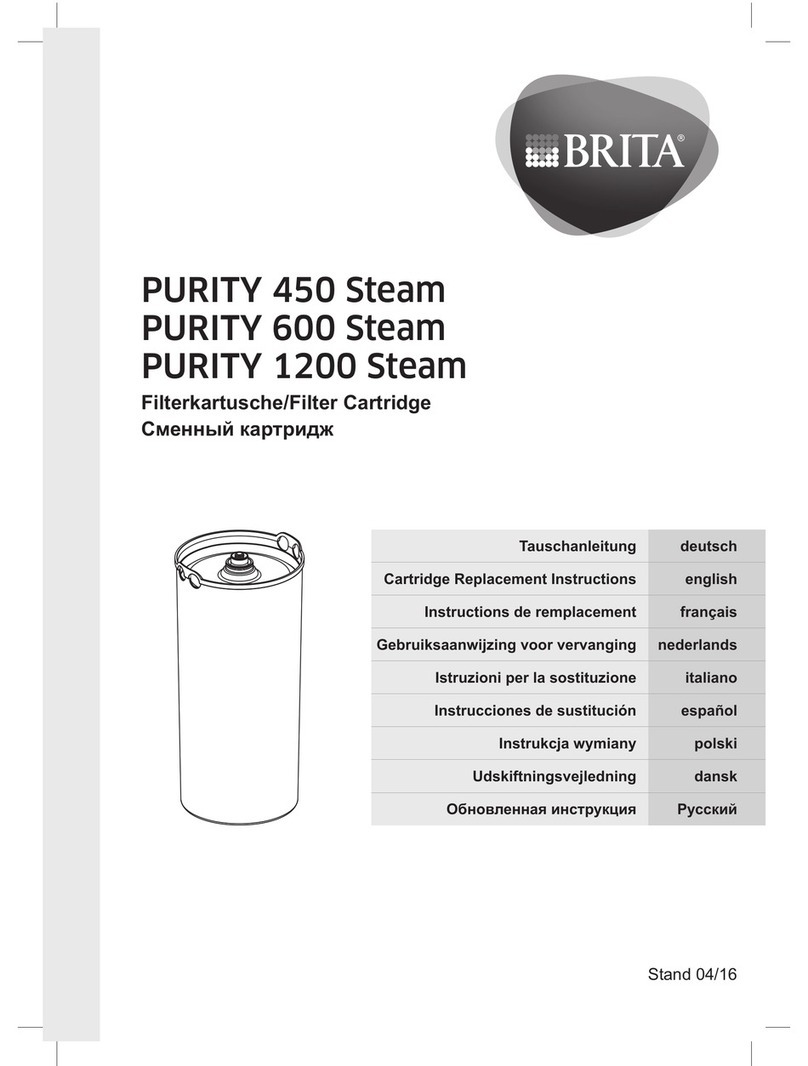 Brita PURITY 450 Steam Replacement instructions