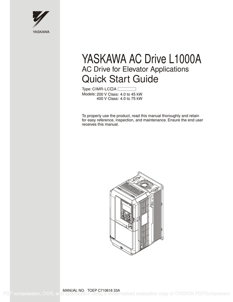 YASKAWA CIMR-LC2A0018 User manual