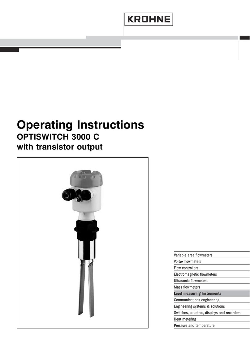 KROHNE OPTISWITCH 3000 C operating instructions