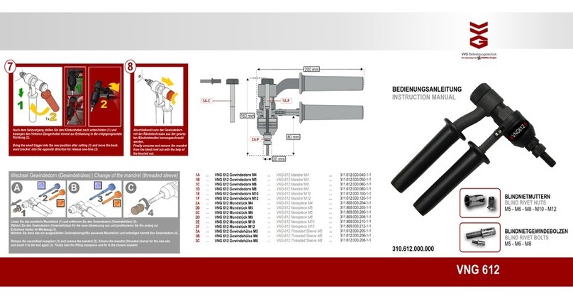 VVG VNG 612 instruction manual