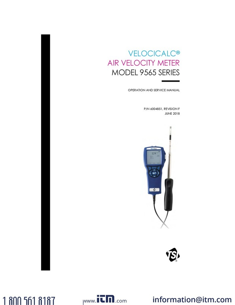 VELOCICALC 9565-P Operation and service manual