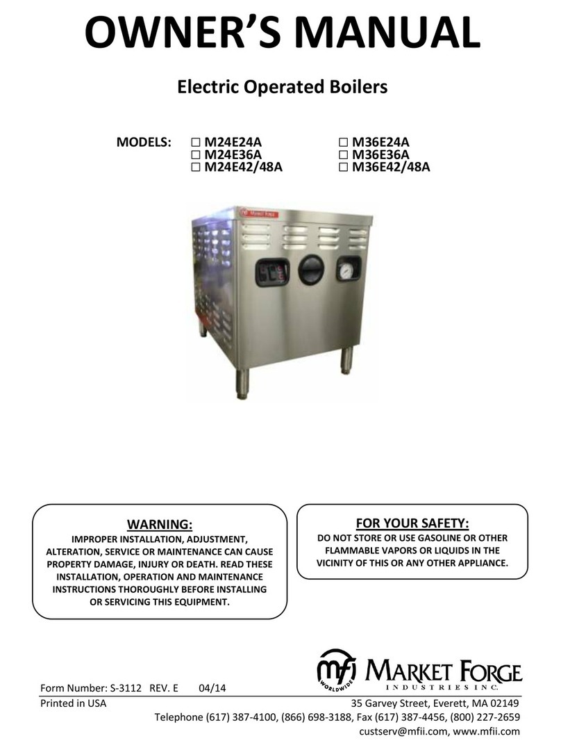 Market Forge Industries M24E24A owner's manual Market Forge Industries M24E24A owner's manual