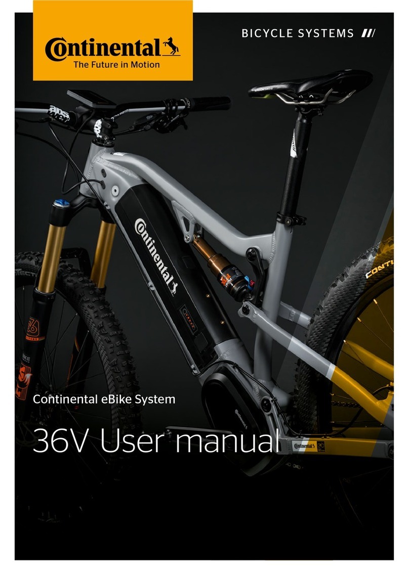 Continental Refrigerator 36V eBike System user manual Continental Refrigerator 36V eBike System user manual