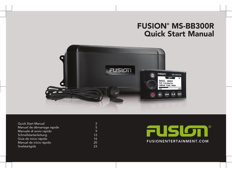 Fusion MS-BB300R Instruction manual