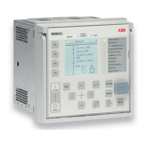ABB Relion RER615 User manual