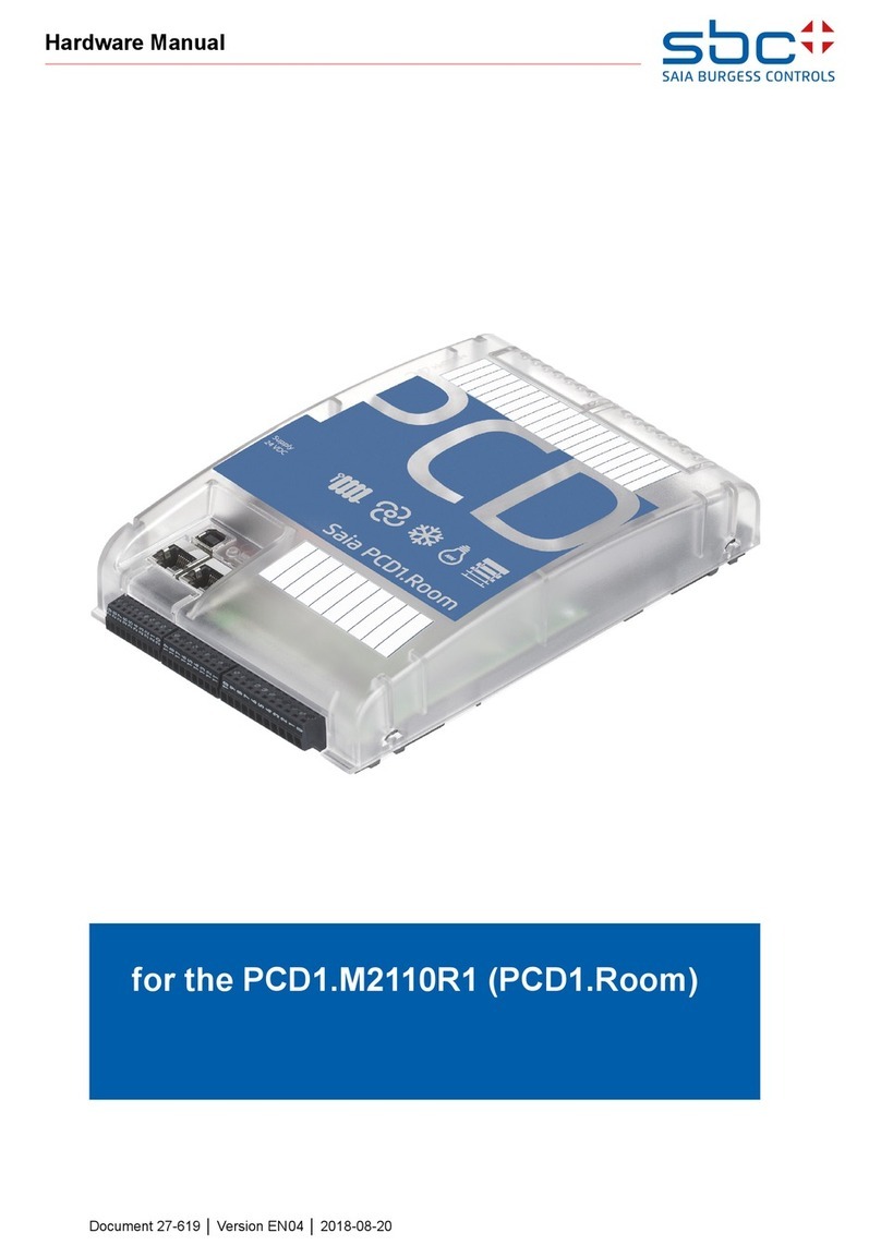 SBC PCD1.Room User manual