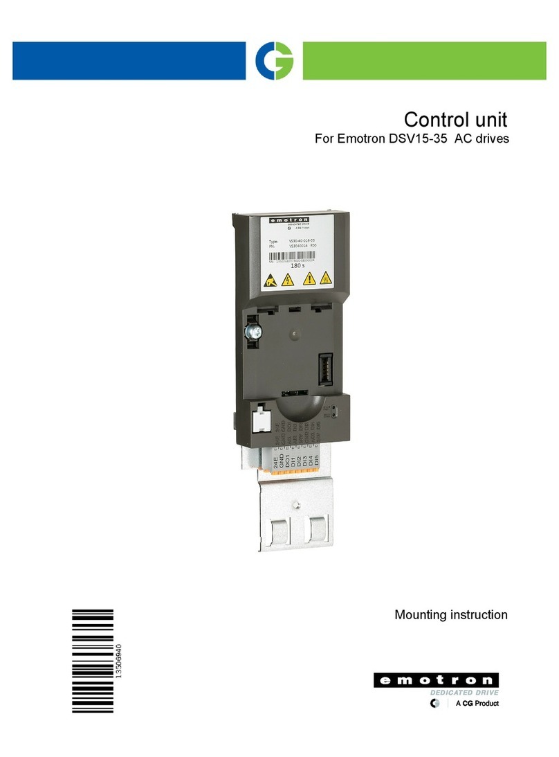 Emotron DSV15-35 User guide