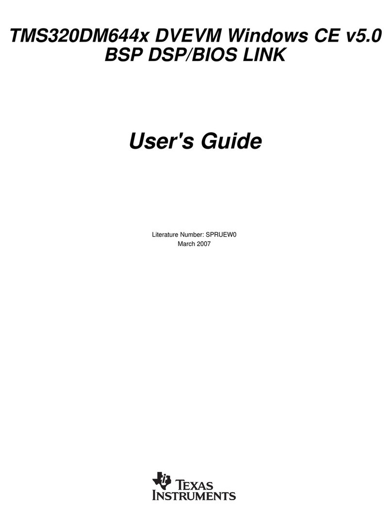 Texas Instruments TMS320DM644 Series User manual