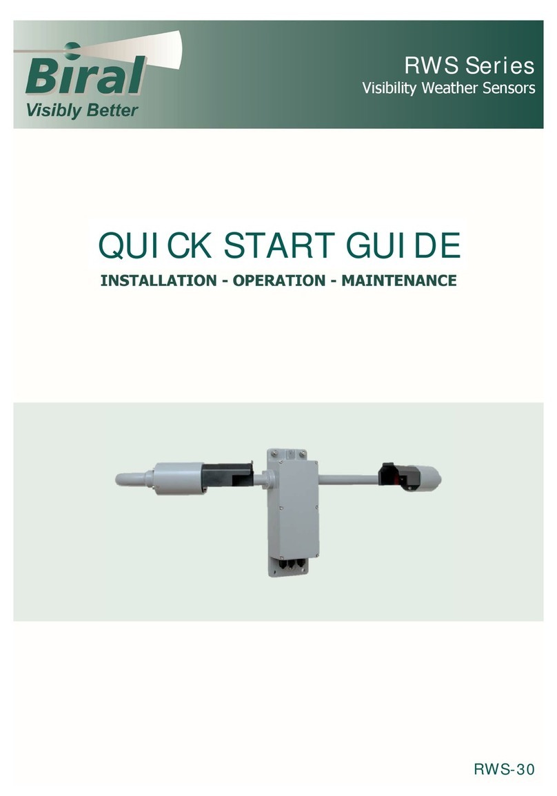 Biral RWS-30 quick start guide
