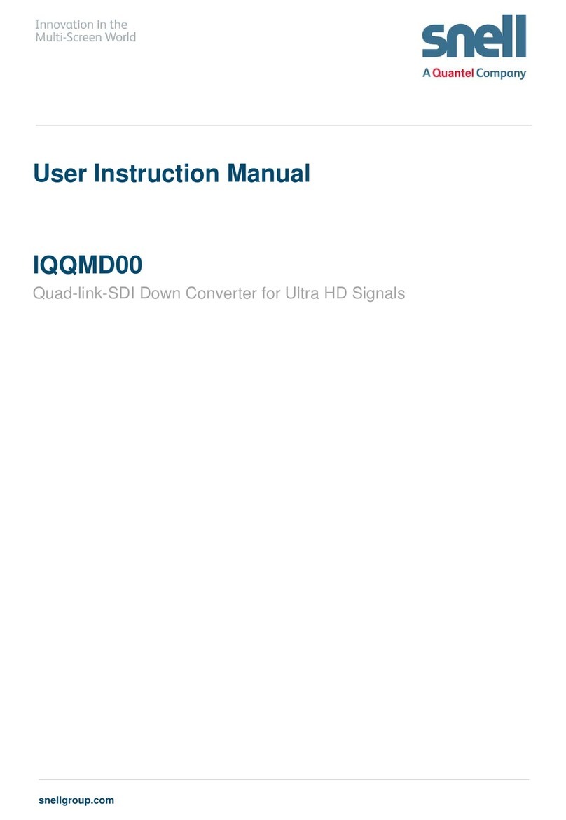 Snell IQQMD00 User instruction manual