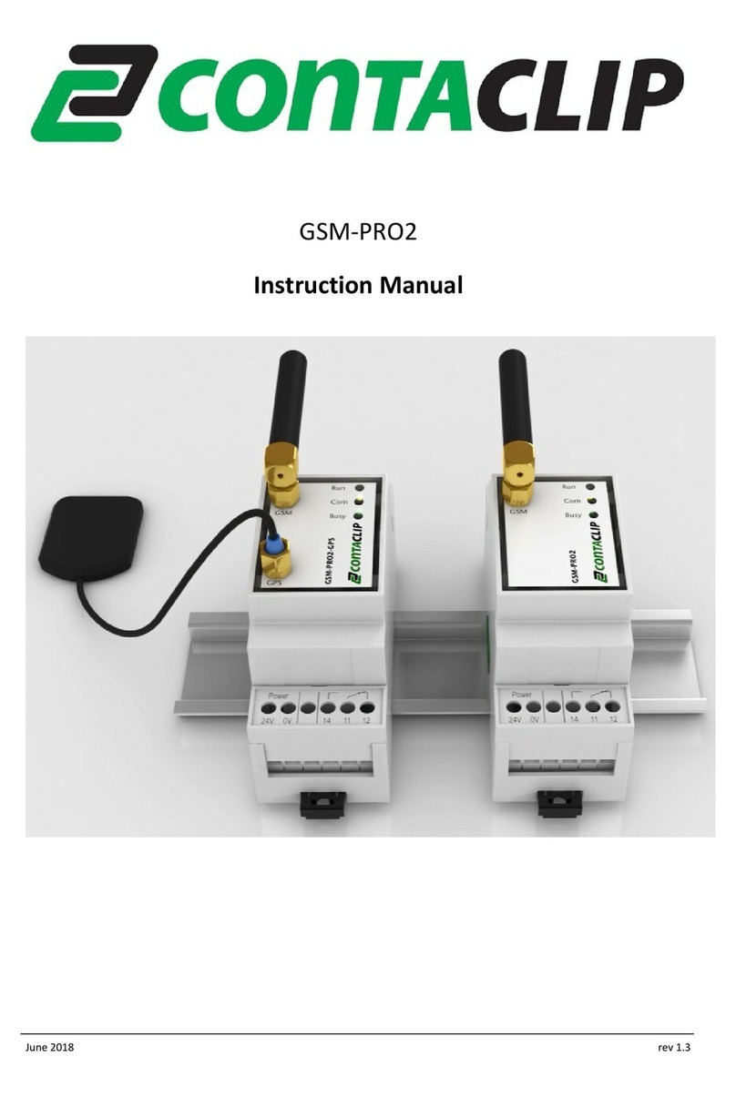 CONTACLIP GSM-PRO2 instruction manual