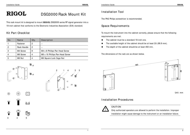 Rigol DSG3000 Series User manual