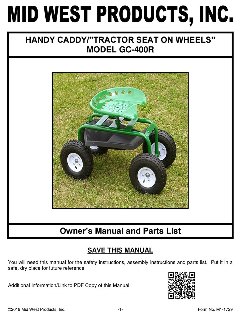 MID WEST PRODUCTS GC-400R Owner's manual and parts list MID WEST PRODUCTS GC-400R Owner's manual and parts list