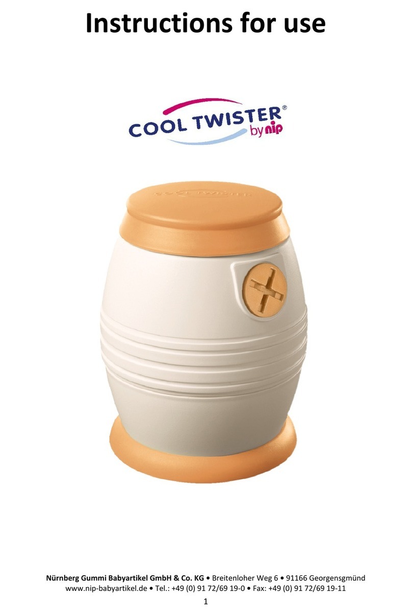 nip COOL TWISTER Instructions for use