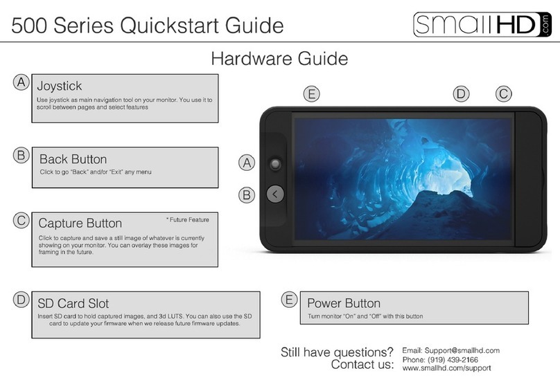 Small HD 500 Series User manual Small HD 500 Series User manual