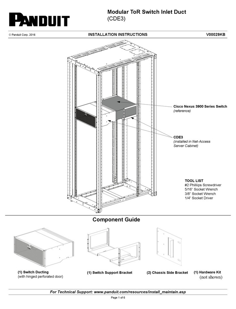 Panduit CDE3 User manual