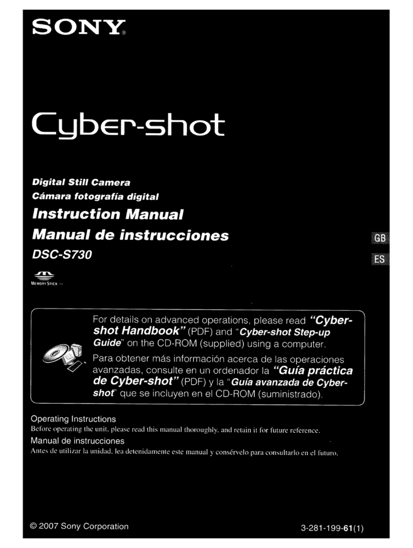 Sony DSC S730 - Cyber-shot Digital Camera User manual