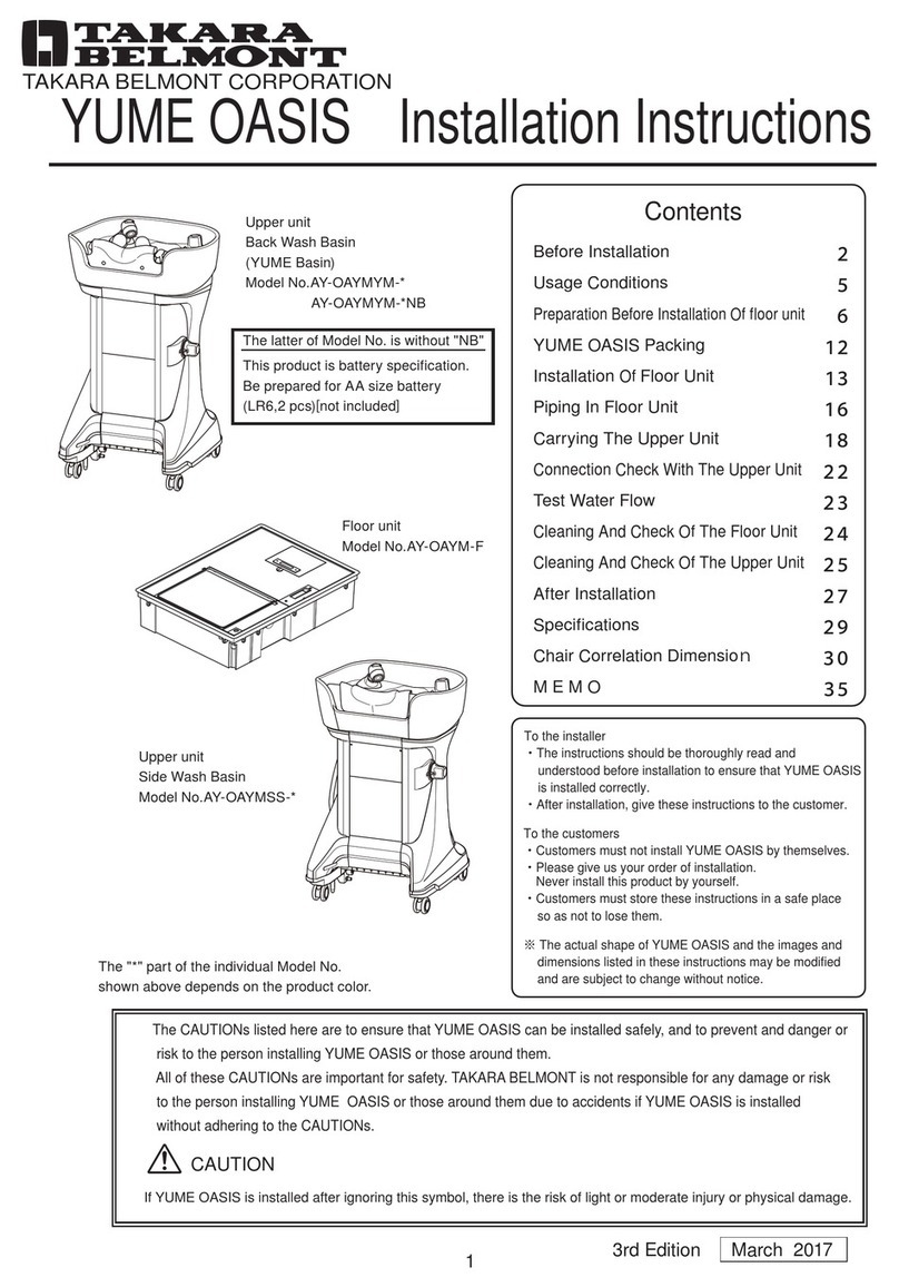 Takara Belmont Yume Oasis User manual