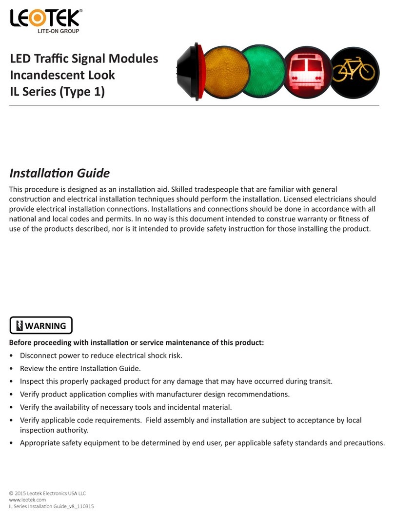 Leotek Incandescent Look IL Series installation guide Leotek Incandescent Look IL Series installation guide