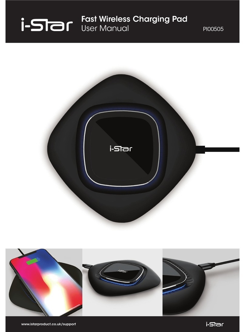 Istar Fast Wireless Charging Pad user manual