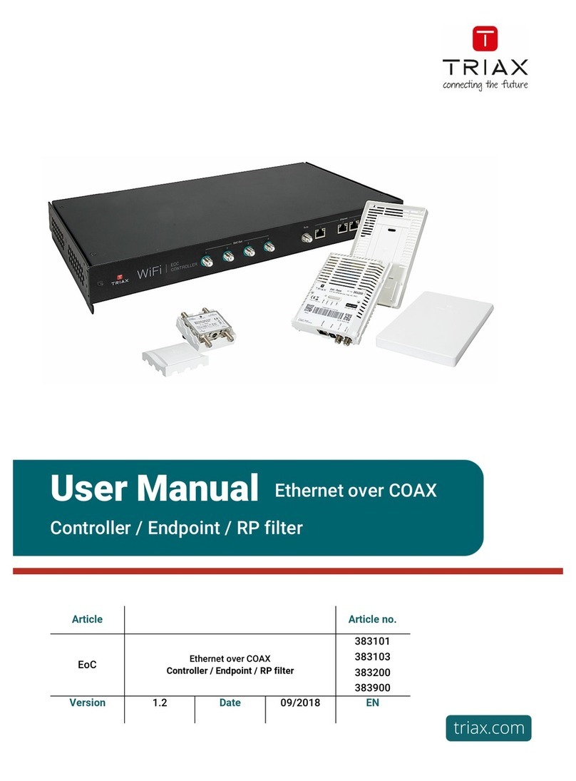 Triax 383101 user manual