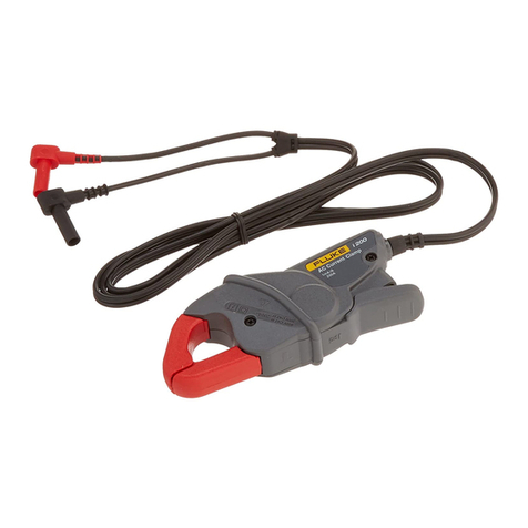 Fluke i200 instruction sheet
