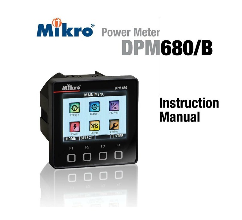 Mikro DPM680 instruction manual
