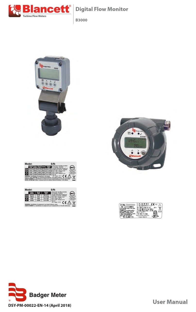 Blancett B3000 User manual