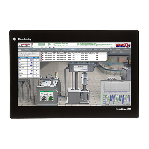 Rockwell Automation VersaView 5400 User manual Rockwell Automation VersaView 5400 User manual