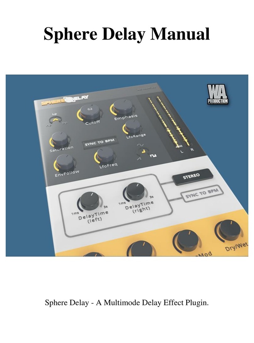 W. A. Production Sphere Delay manual
