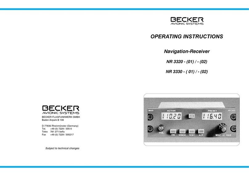 Becker NR 3320 operating instructions