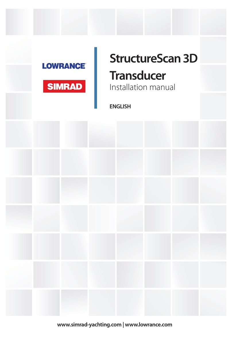 Lowrance StructureScan 3D installation manual