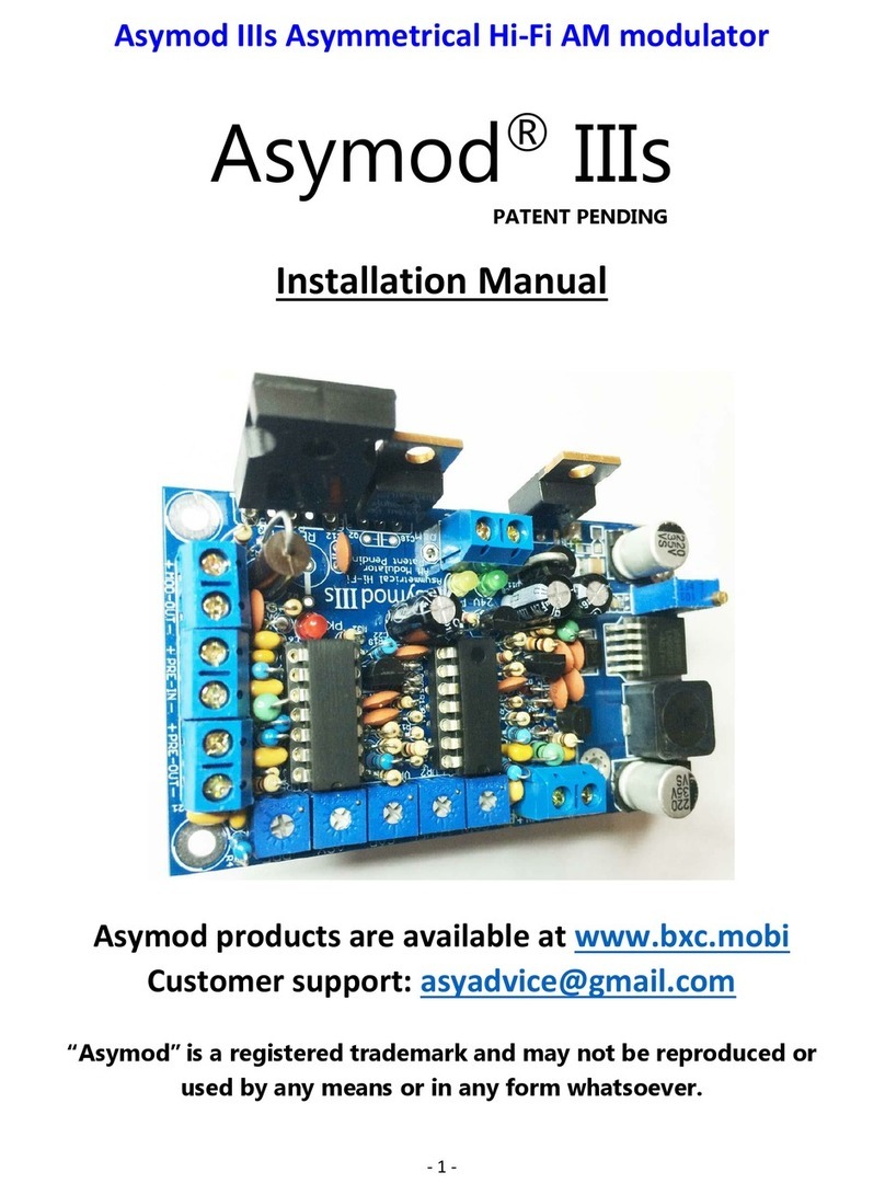 Asymod IIIs installation manual