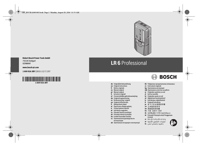 Bosch LR 6 Professional User manual