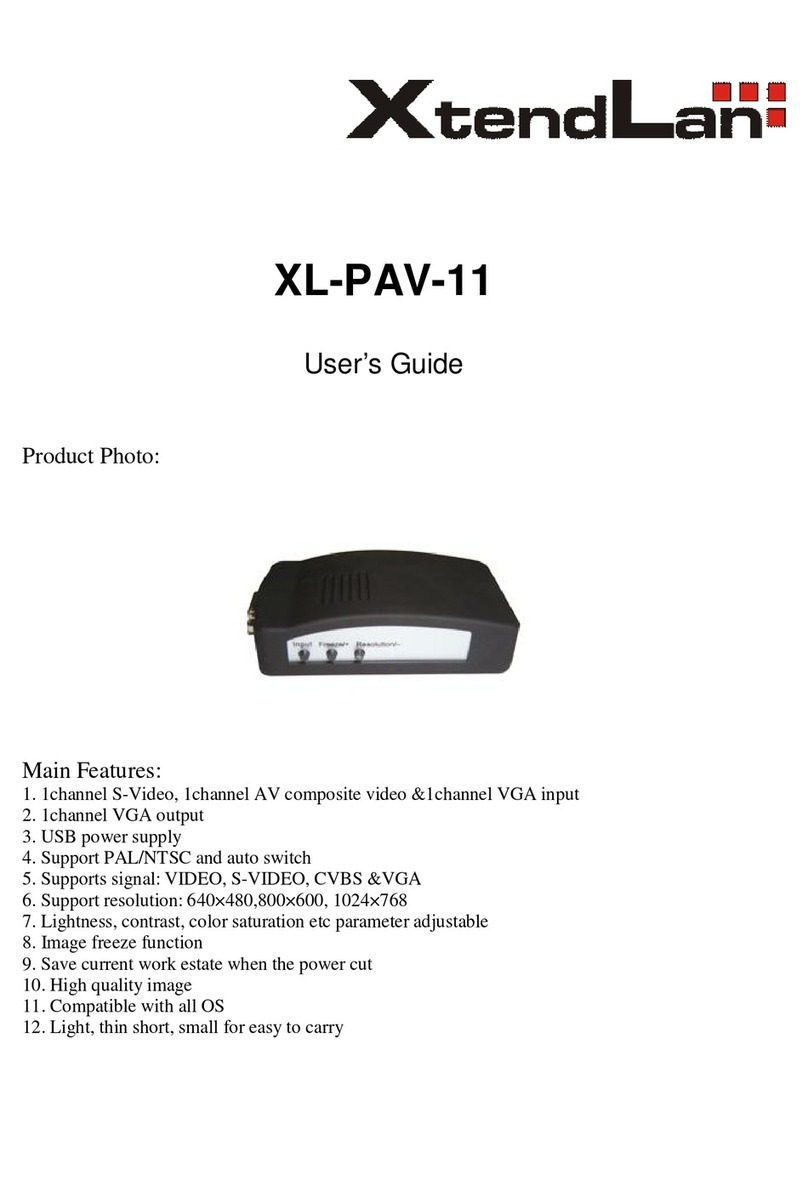 XtendLan XL-PAV-11 user guide