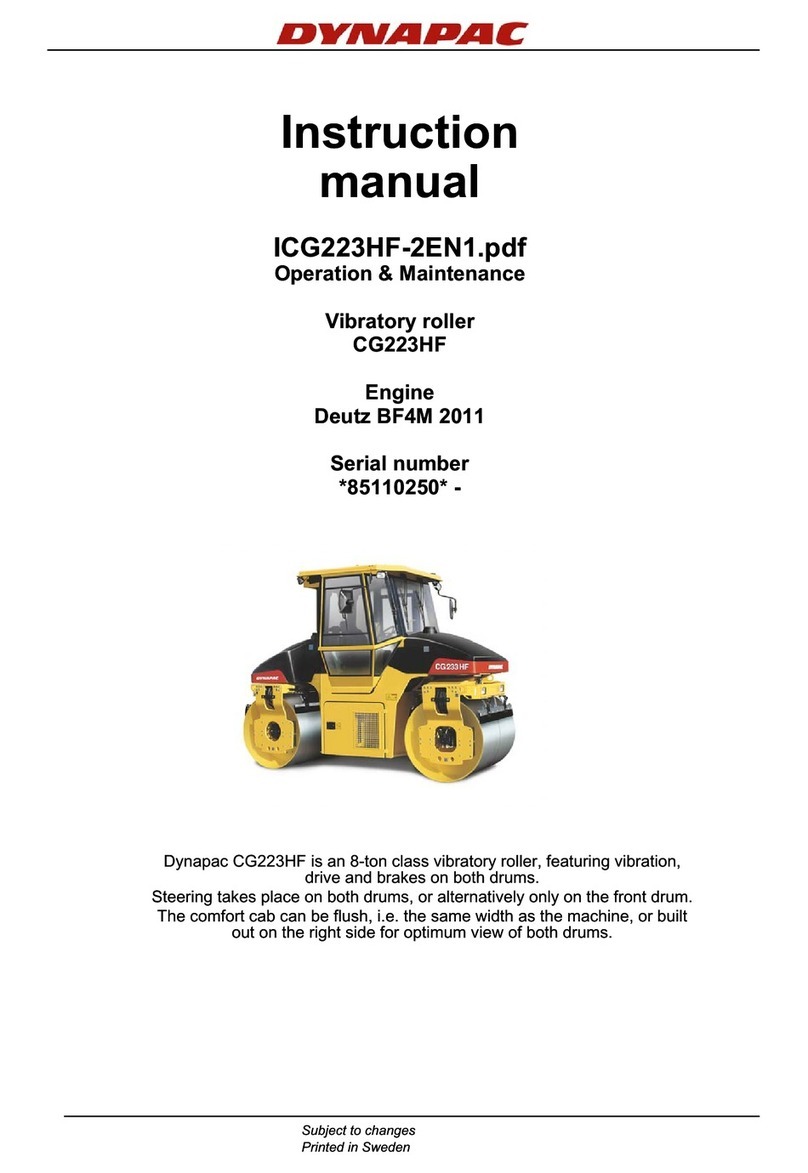 Dynapac CG223HF instruction manual